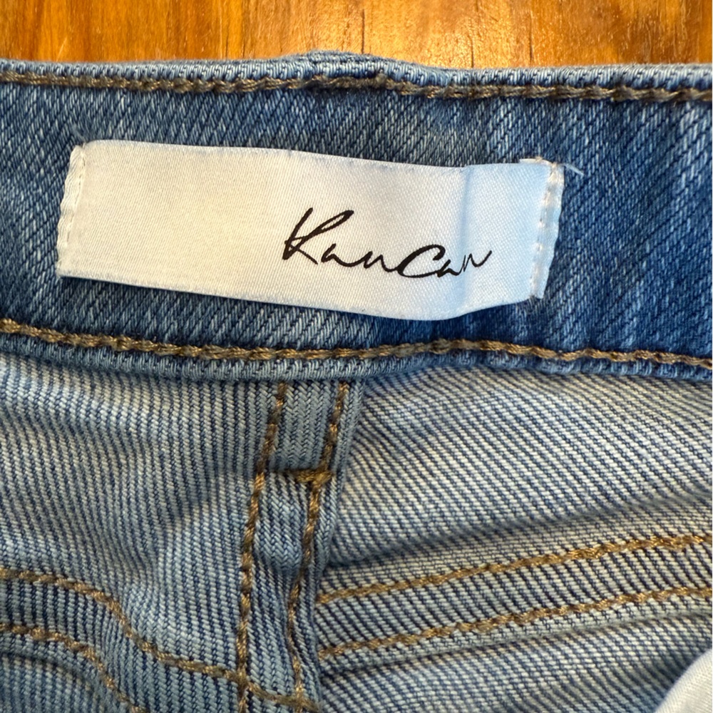 KanCan SIZE 26 Estilo Light Blue Distressed Slim Fit Bootcut Jeans - Picture 4 of 11